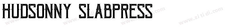 HudsonNY SlabPress字体转换